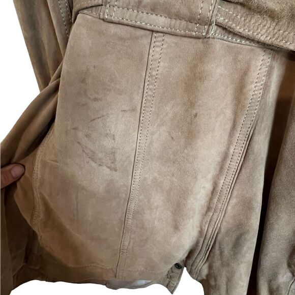 Free People suede jacket 100% leather 4 - Picture 10 of 12